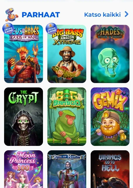 Posido Casino mobiilipelit