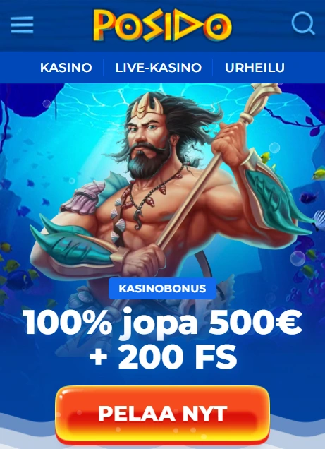 Posido Casino mobiilisivusto