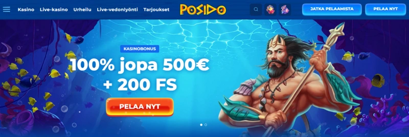 Posido Casino Pääsivu